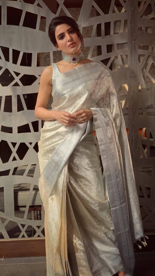 Samantha Prabhu And Her Stunning Saree Looks - 1