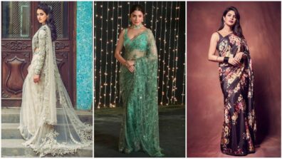 Disha Patani, Anushka Sharma & Priyanka Chopra go bombs in Sabyasachi sarees