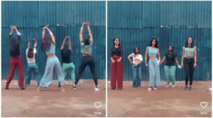 Disha Patani shows off killer dance moves with her girl group, see video