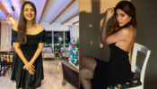 Divyanka Tripathi and Nikki Tamboli swirl up in black ensembles