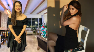 Divyanka Tripathi and Nikki Tamboli swirl up in black ensembles