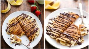 Do you want to start your day with something sweet? Try this delicious recipe of Banana Crepes for breakfast