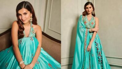 Ethnic Beauty! Tara Sutaria Is A Sight For Sore Eyes In A Gorgeous Blue Lehenga, See Pics