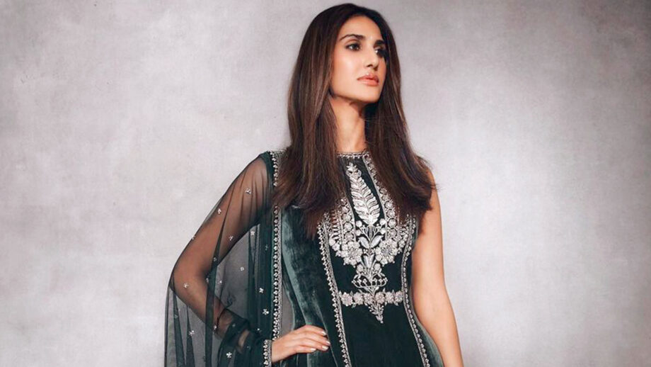 Fashion Face-Off: Priyanka Chopra Vs Vaani Kapoor: Which Diva Do You Think Pulled Off The Bottle Green Velvet Sharara Set Better? - 3