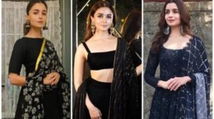 Would You Pick Black Ethnic Outfits Of Alia Bhatt For A Traditional Celebration?