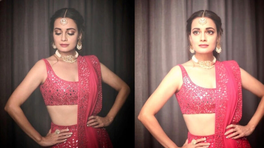 Fashion Faceoff: Tara Sutaria Vs Dia Mirza: Who Wore This Embellished Mirror Work Lehenga Best? - 3