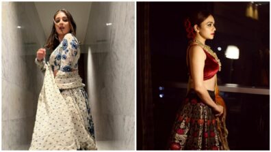 From Dhvani Bhanushali to Amruta Khanvilkar: Best trendy lehenga fashion styles for THIS wedding season