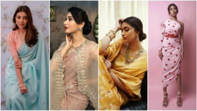 From Kajal Aggarwal to Tamannaah Bhatia, Keerthy Suresh and Malavika Mohanan: Here’s how your favourite South babes look super hot in Archa Mehta outfits