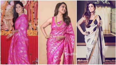 From Katrina Kaif to Madhuri Dixit and Kareena Kapoor: Your favourite B-Town bombshells in Masaba Gupta sarees