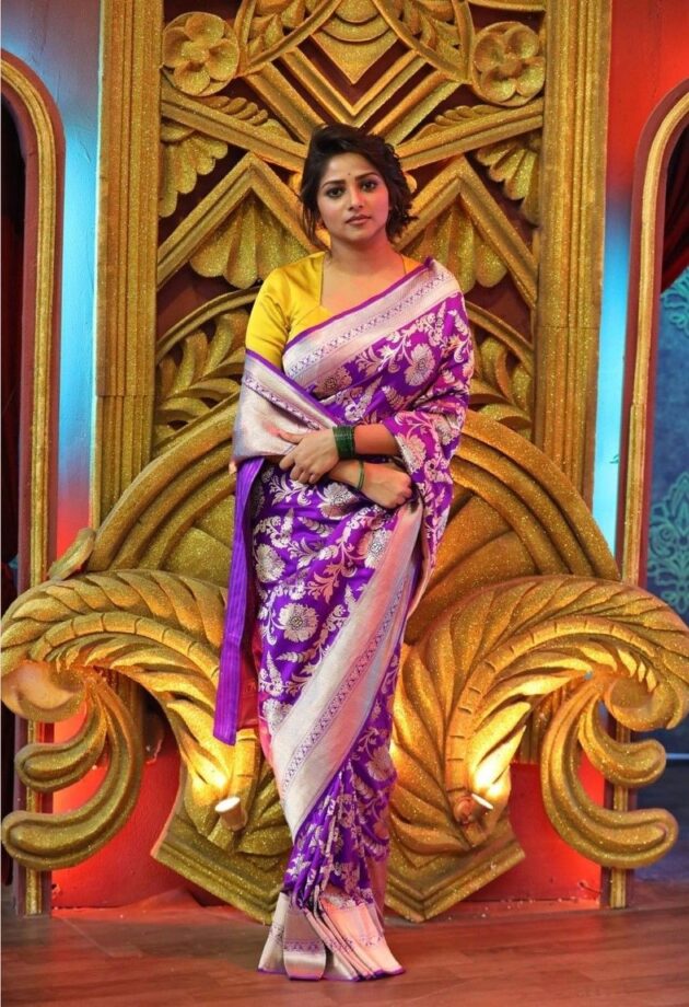 From Ruffles To Florals: 5 Times Kannada Actor Rachita Ram Beamed Elegance In Traditional Sarees And We Are Taking Notes - 2