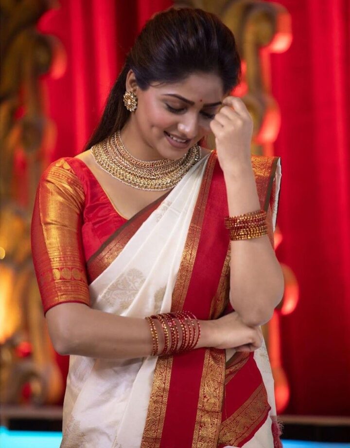 From Ruffles To Florals: 5 Times Kannada Actor Rachita Ram Beamed Elegance In Traditional Sarees And We Are Taking Notes - 1