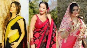 From Sapna Choudhary, To Monalisa And Amrapali Dubey: Bhojpuri Hotties In Hot Wedding Saree Looks