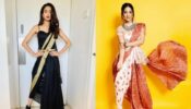 Fusion Saree Look: Hina Khan Vs Erica Fernandes: Who Rocked The Pant Saree Better?