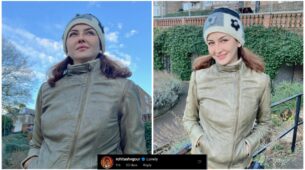 Gulabi Mausam: Bhabhi Ji Ghar Par Hain Saumya Tandon is making you feel the heat in winter with her oomph, Rohitashv Gour says, ‘lovely’