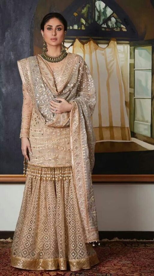 Head-Turning Looks For When You Run Out Of Inspiration: Wedding Worthy Sharara Looks Of Kareena Kapoor To Copy - 1