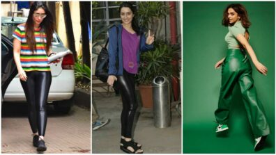 Here’s how Kareena Kapoor, Shraddha Kapoor and Deepika Padukone style with leather pants