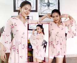 Hina Khan Vs Devoleena Bhattacharjee: Which Star Wore The Pink Floral Dress Better? - 5