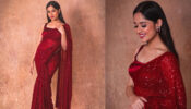 [Video] Jannat Zubair grooves to ‘Lazy Lad’ in transparent Red Saree