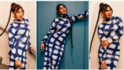How Cute: Priyanka Chopra is a hot damsel in blue and white striped bodycon dress, Nick Jonas poses for a ‘bear hug’