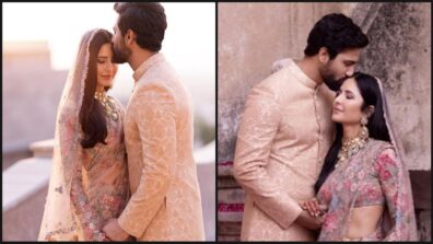 How Romantic: Vicky Kaushal gives a forehead kiss to Katrina Kaif in latest set of photos, fans melt in awe