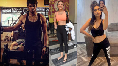 Hustle Time: Parth Samthaan, Nia Sharma and Jasmin Bhasin sweat it out in the gym, here’s how they are inspiring fans together