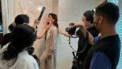 ‘I love this drill’ says Rashmika Mandanna as she gets a touch-up on the sets, see BTS moment