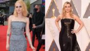 In love with off-shoulder metallic dresses? Take voguish inspiration from Kate Winslet & Kristen Stewart