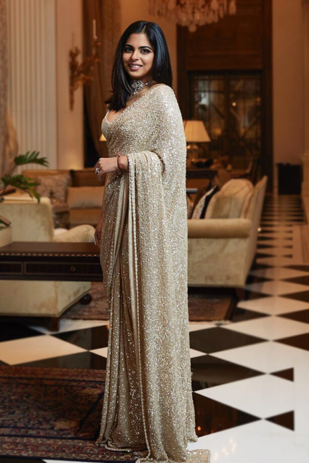 Style Your Hot Bridesmaid Look In Metallics With Isha Ambani: See Pics - 0