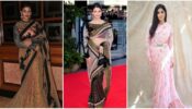 Jacqueline Fernandez, Aishwarya Rai and Katrina Kaif look high-spirited in full sleeve Sabyasachi nine-yard