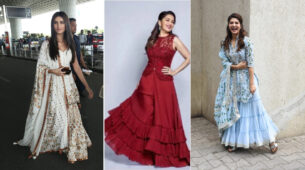 Jacqueline Fernandez, Madhuri Dixit and Tara Sutaria give regal, desi vibes in ‘sharara suits’, you will love it