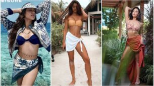 Janhvi Kapoor, Disha Patani and Krishna Shroff raise the heat in beach wrap outfits, are you sweating?