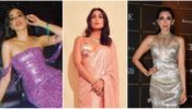 Janhvi Kapoor To Karisma Kapoor: Divas In Pastel Glittery Outfits