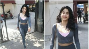 Janhvi Kapoor’s cute interaction with paparazzi wins hearts on the internet, Watch the video