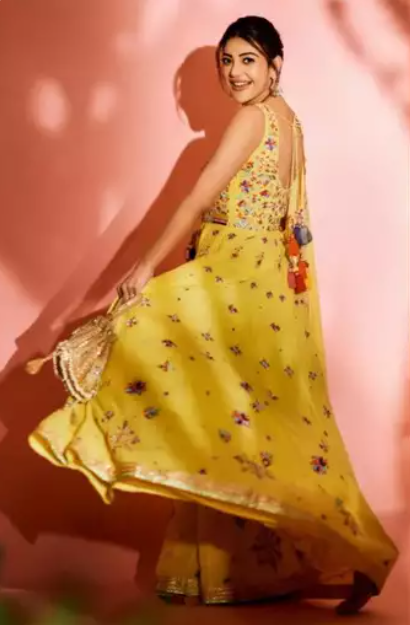 Kajal Aggarwal’s Super Elegant Yellow Anarkali That Made Us Go Crushing - 1