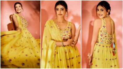 Kajal Aggarwal’s Super Elegant Yellow Anarkali That Made Us Go Crushing