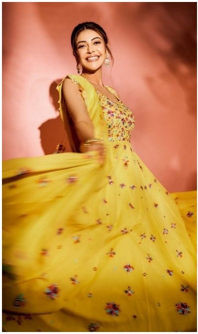 Kajal Aggarwal’s Super Elegant Yellow Anarkali That Made Us Go Crushing - 0