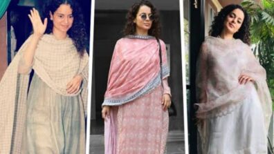 Kangana Ranaut Rocking Ethnic Suits To The Airport Like A Boss Babe Is The Energy We Need To Slay! Take Cues