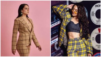 Kangana Ranaut To Sonakshi Sinha: Hotties In Checkered Pantsuits