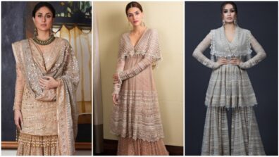 Kareena Kapoor, Kriti Sanon and Shraddha Kapoor are ‘effortlessly stylish’ in Tarun Tahiliani special Kurti designs, get your dose of vogue cues