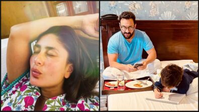 Kareena Kapoor shares adorable snap of Saif Ali Khan and Taimur, netizens melt in awe