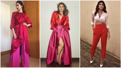 Kareena Kapoor To Shilpa Shetty: Bollywood Celebs Inspired Red And Pink Outfits