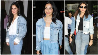 Katrina Kaif, Kiara Advani and Anushka Sharma look class apart in stylish denim jacket and jeans, you will start crushing