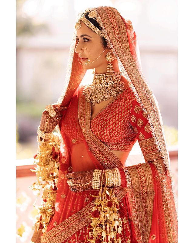 Katrina Kaif shares bridal look in Sabyasachi lehenga, fans can’t stop drooling - 0