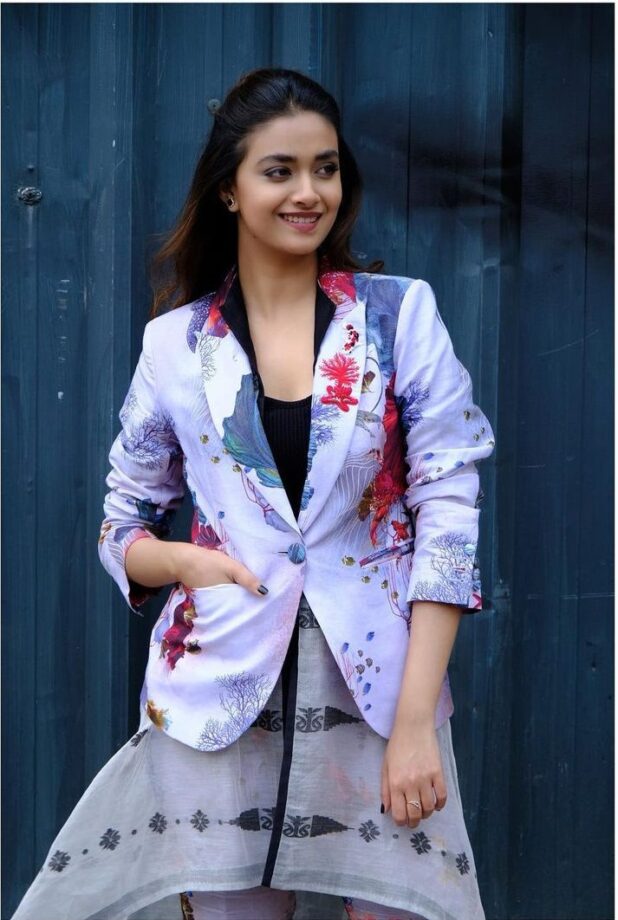 Keerthy Suresh Gives Bossy Vibes In Jackets: See Pics - 3