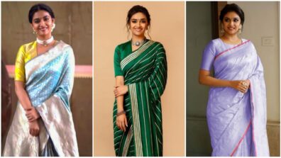 Keerthy Suresh Rocks The Aesthetic Saree Look Everytime: She Deserves 10/10, Yay/Nay?