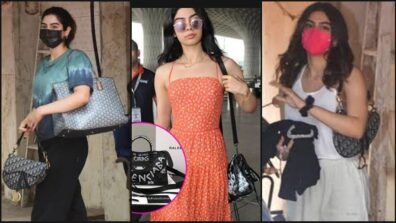 Khushi Kapoor Is A Big Fan Of Bags & Here Are Pics To Prove It