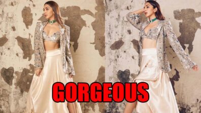 Kiara Advani looks sensuous in white skirt and embellished bralette, proudly flaunts her curves