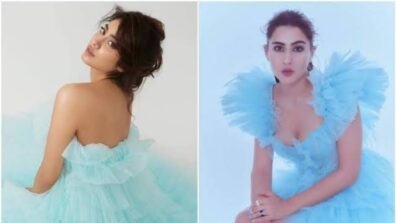 Janhvi Kapoor Or Sara Ali Khan: Whose Sky Blue Tulle Outfit Would You Like For Your Wardrobe: Vote Now