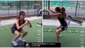 KKK 11 diva Anushka Sen spotted hustling and sweating it out in the gym, Divyanka Tripathi reacts
