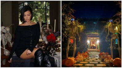 Kourtney Kardashian Recreates Her Home Into Halloween House: See Pics